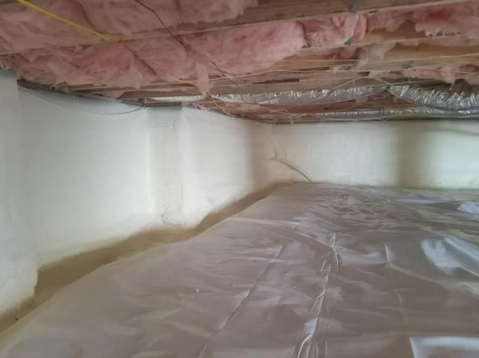 Crawl space encapsulation with closed-cell spray foam for Spray Foam Roofing Repair in Coalinga